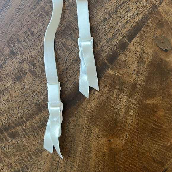 Elle Macpherson Intimates Spree Suspender Creme White Size Small Lace Mesh NWT - Picture 2 of 9